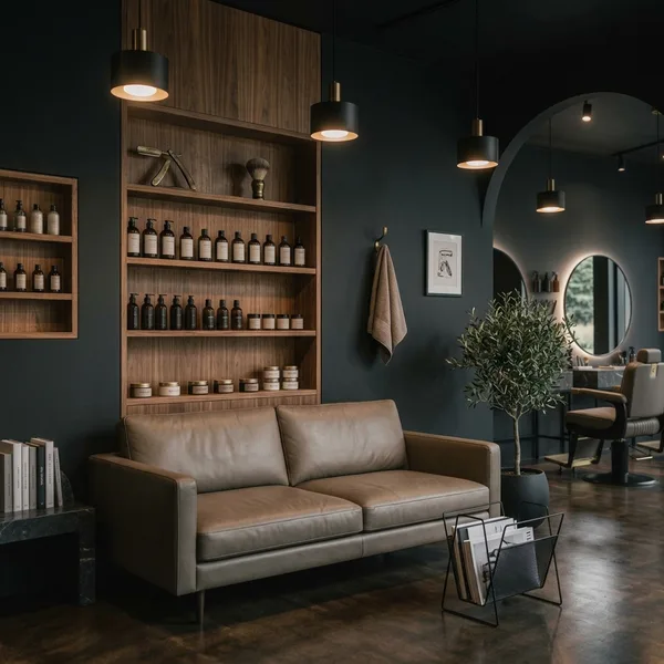 Zona de espera de Barbería Nilo